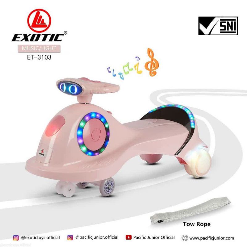 Exotic Magic Car Swing Car ET 3103 / Mainan Mobilan Anak Exotic ET 3103