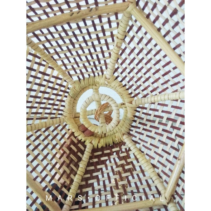 TERMURAH Lampu Gantung Rotan Diameter 30cm