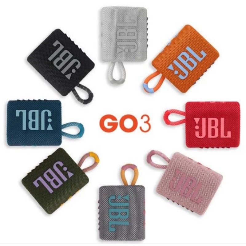 JBL GO 3  Speaker Portable Bluetooth ORIGINAL Garansi Resmi IMS