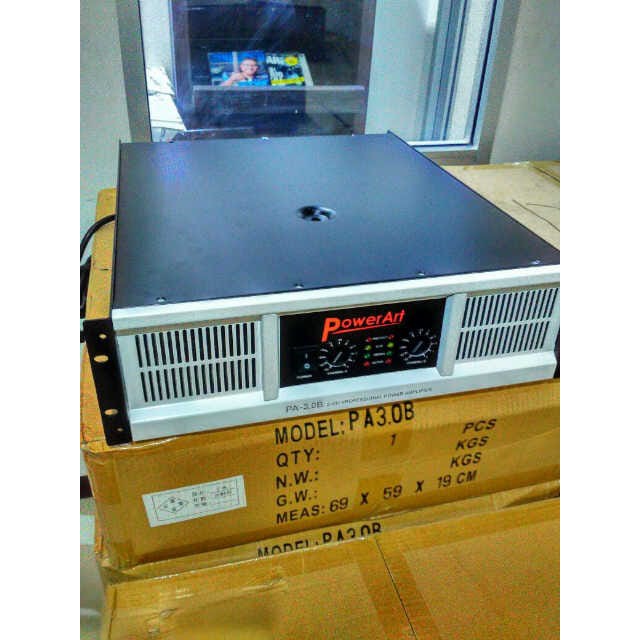 (PETI KAYU) power profesional amplifer POWER ART PA3.0B PA 3.0B original PA3.0 B / PA 3.0 B / PA30B