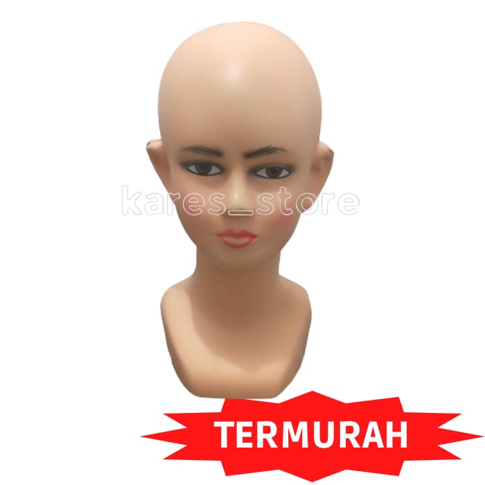 Manekin Kepala Anak Patung Hijab Plastik