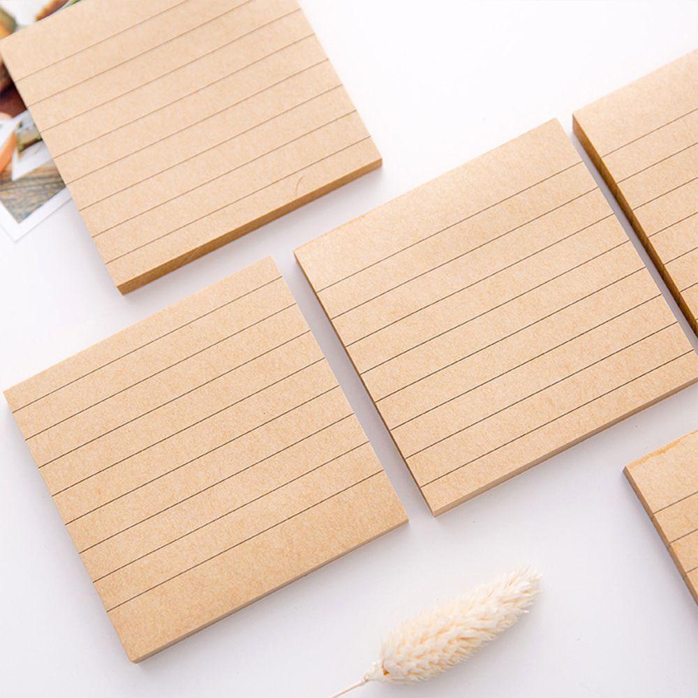 REBUY Rebuy Sticky Note Line Scrapbooking Kantor Post Planner Kraft Perlengkapan Sekolah