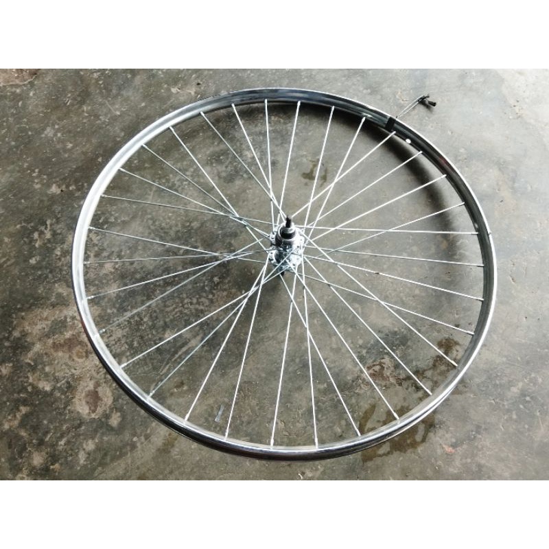 velg / rims sepeda 28 ontel sudah disetel merk United