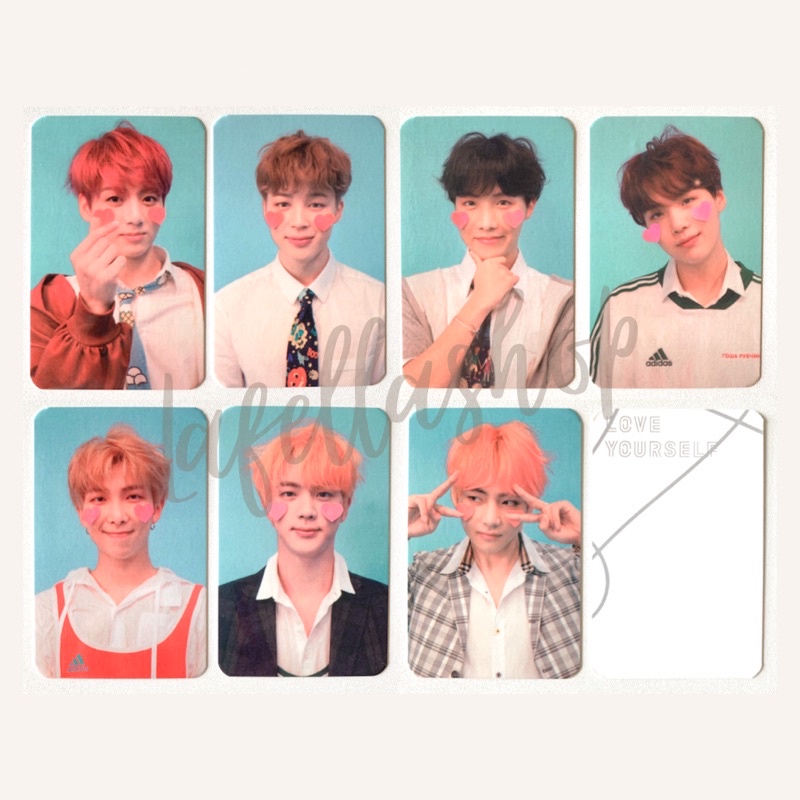 READY BTS LOVE YOURSELF ANSWER F PHOTOCARD