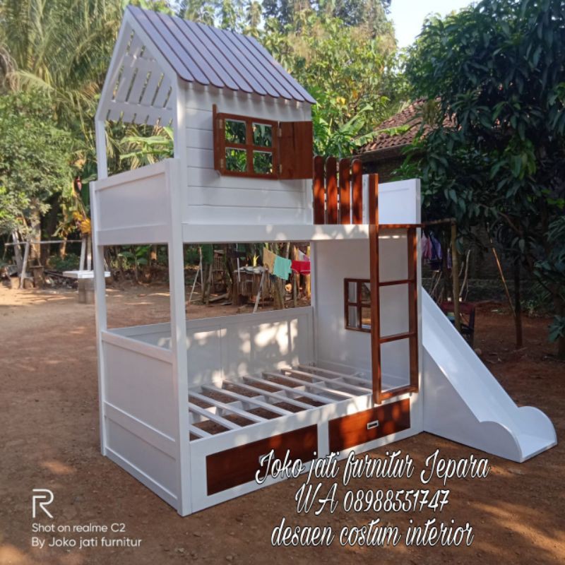 dipan tingkat anak model atap rumah