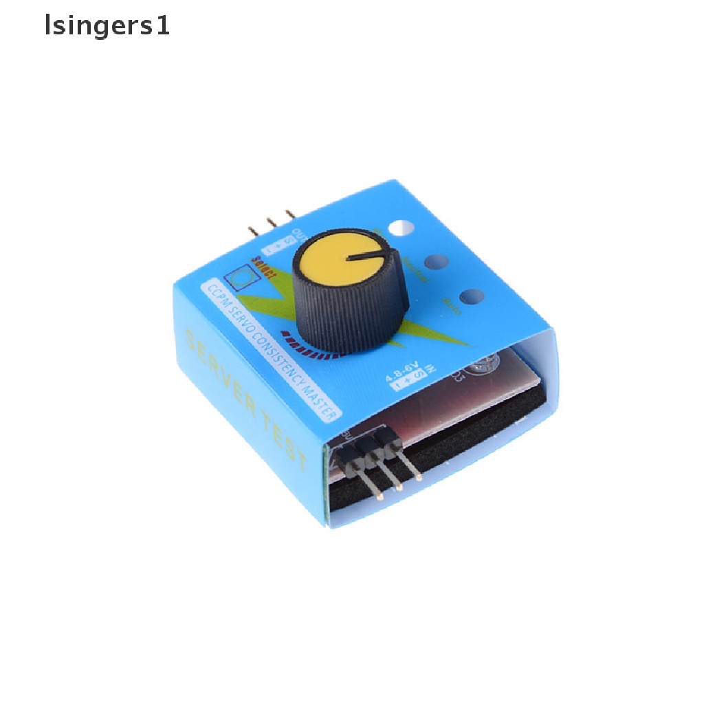 (lsingers1) Esc Servo Tester Konsistensi Kecepatan Digital Untuk RC Power