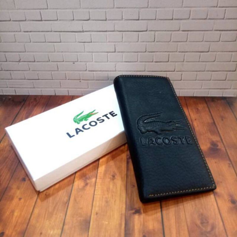 DOMPETKULIT PANJANG /DOMPET KULIT PRIA / DOMPET KULIT LACOSTE /DOMPET KULIT IMPOR Levis lacoste