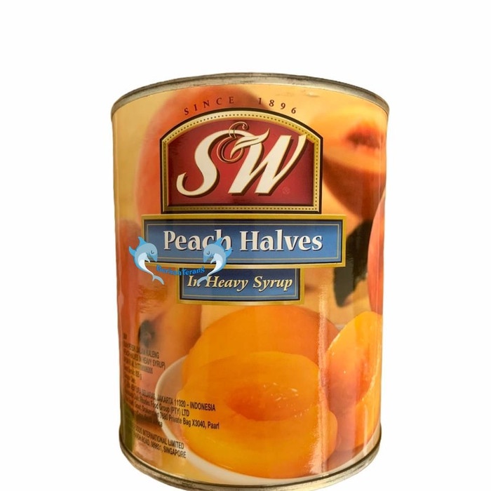 

Kalengbuah- Sw Peach Halves In Syrup 825Gr / Buah Peach Kaleng -Buah-Kaleng.