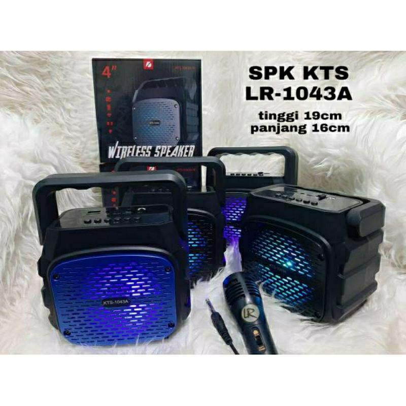 [BS88] Speaker Bluetooth KTS-1043A + Mic Karaoke