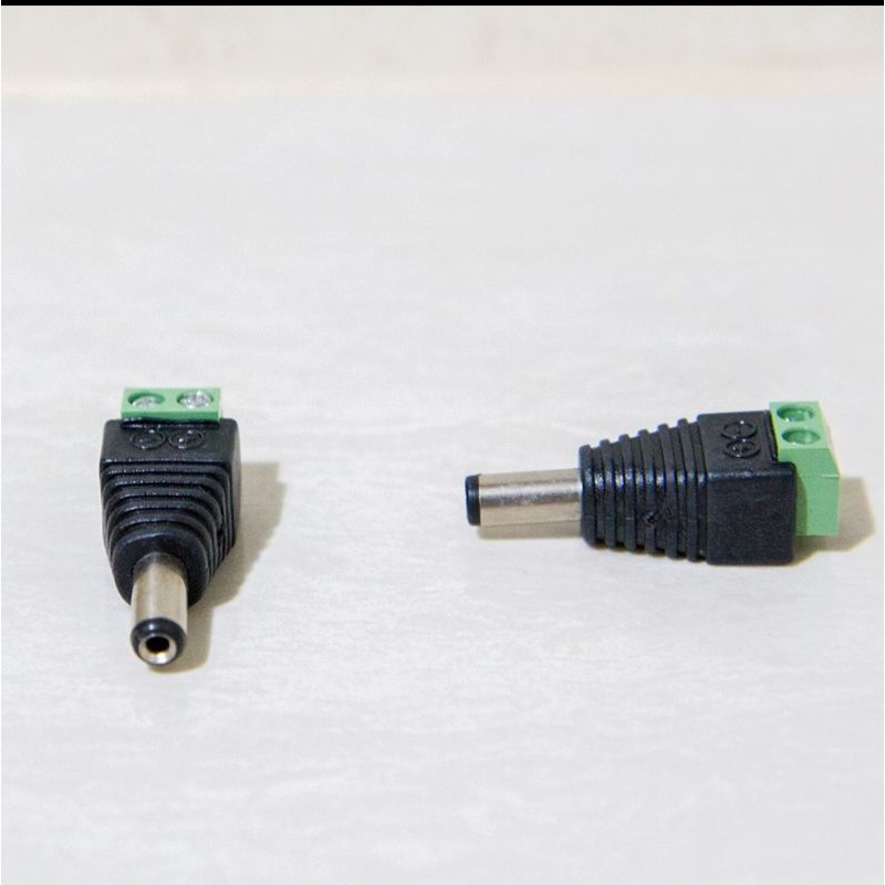 Jack DC Baut untuk CCTV (DC Plug Connector Male)