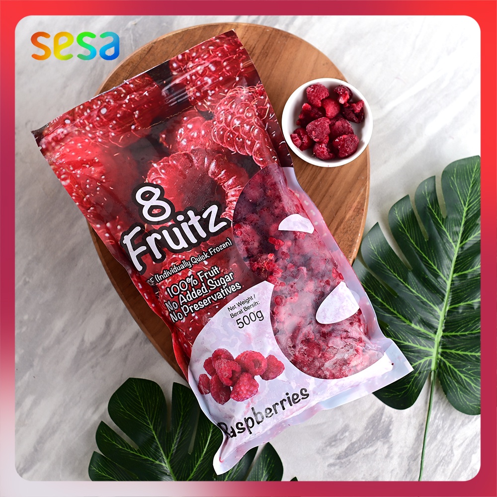 

8 FRUITZ Raspberries Beku IQF 500gr - Buah Beku