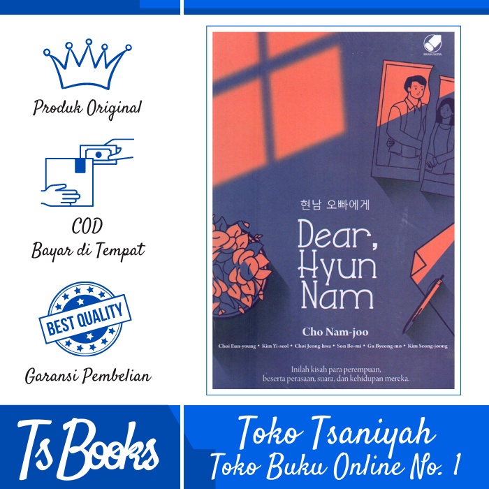 Buku Novel Dear Hyun Nam Cho Nam Joo Korean Terjemahan Romantis Romance Romansa Cinta Remaja