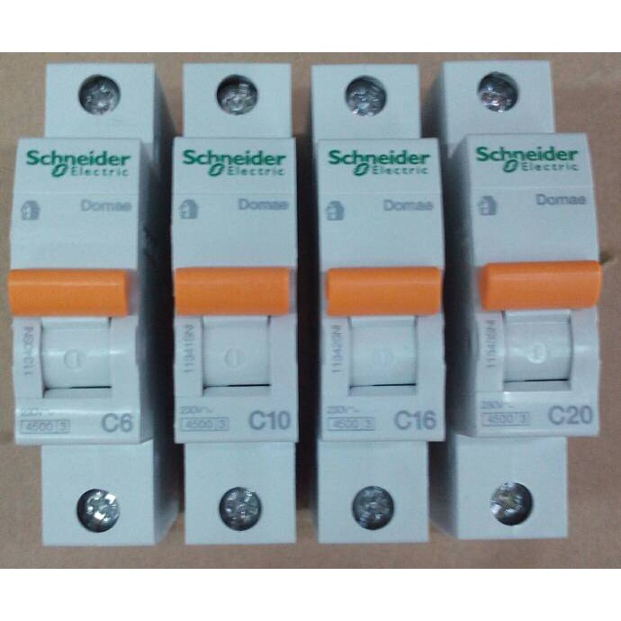 Schneider MCB 16 Amper 1 Phase Schneider Electric NEW DOMAE MCB 16A 1P