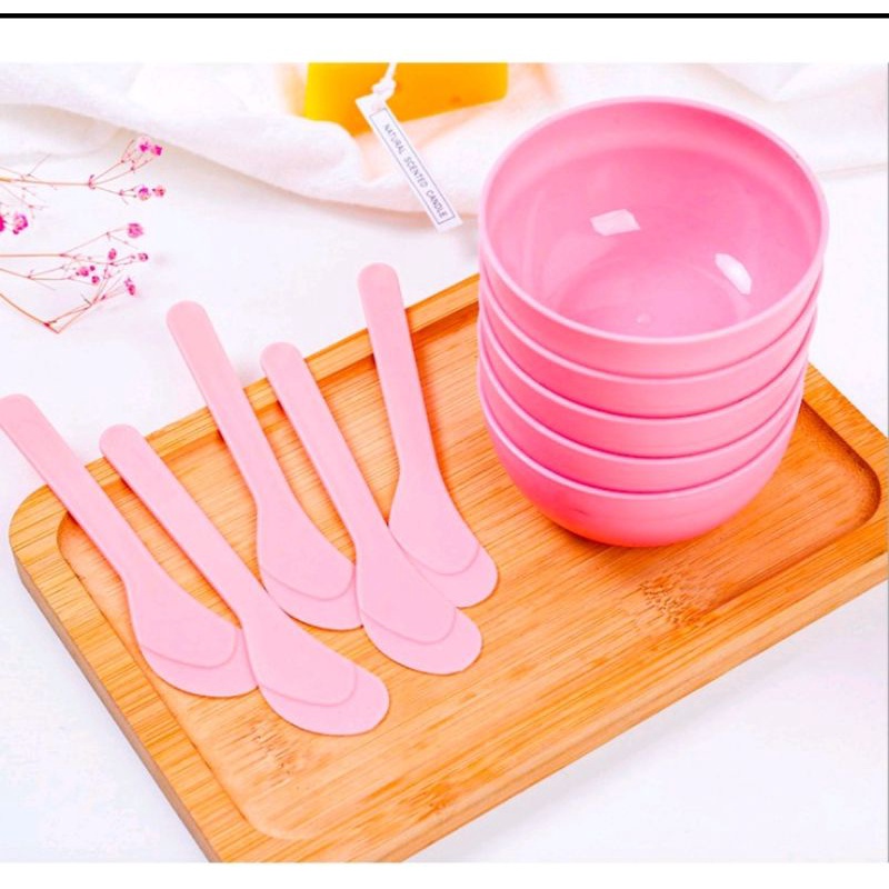 MANGKUK MASKER SET, DAPAT 1 MANGKUK +1 SPATULA PREMIUM