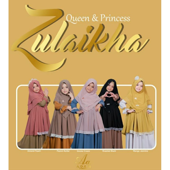 GAMIS ZULAIKHA | KOKO YUSUF | BISA COD | ADEN HIJAB | GAMIS ANAK