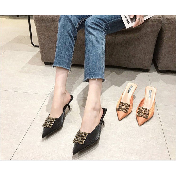 Sepatu import wanita/ sepatu import sepatu bling wanita murah Sepatu Hak 7cm 408 IMPORT