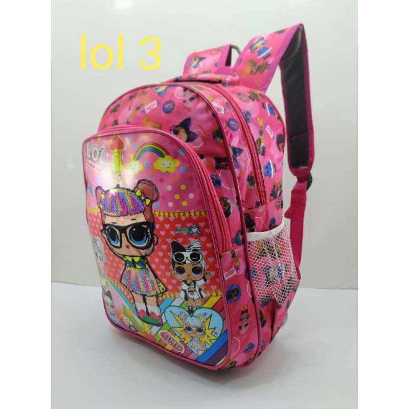 Tas Ransel Sekolah Printing Lampu Lol