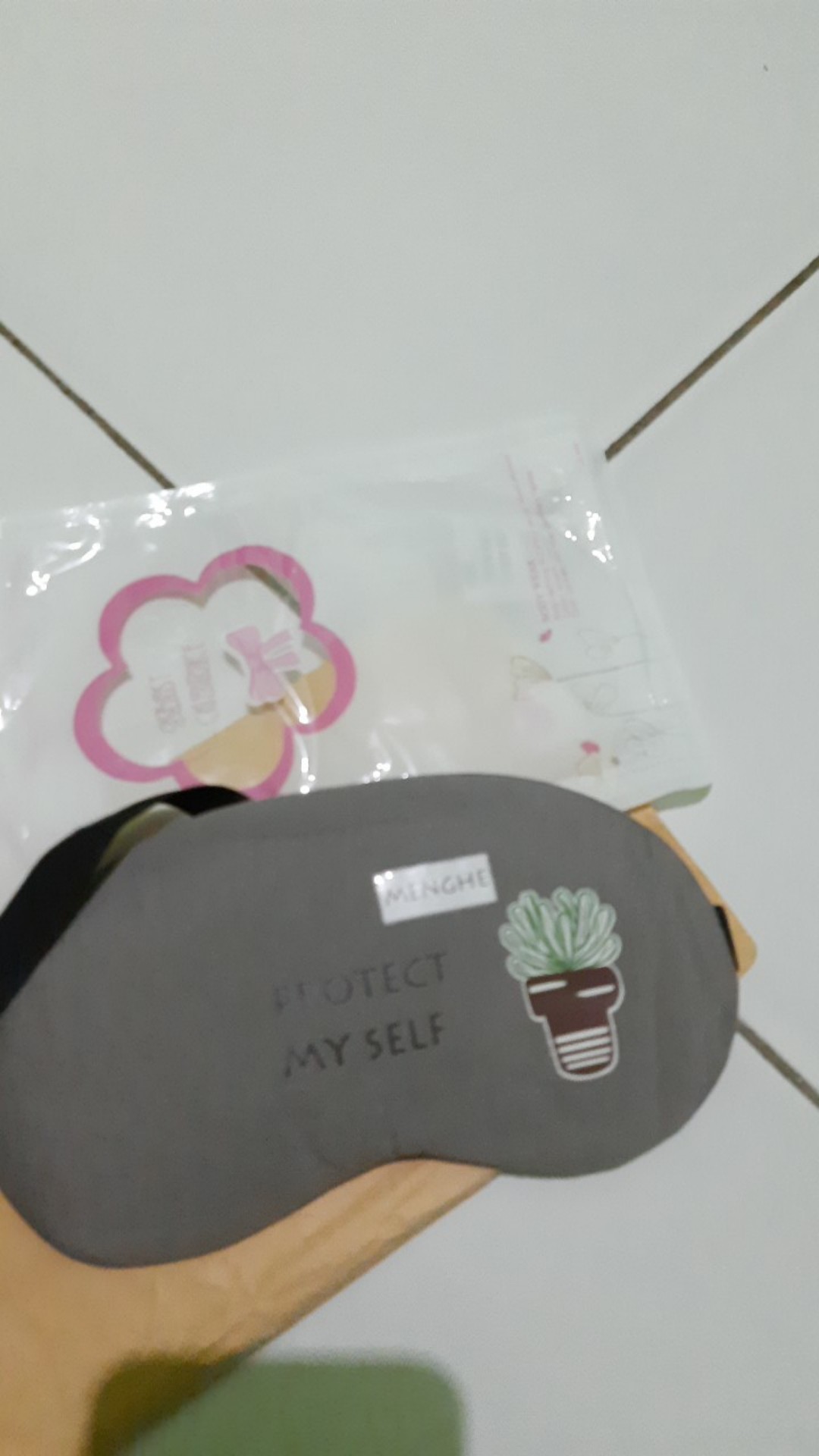 Penutup Mata Tidur Gel Motif Kode Y1740