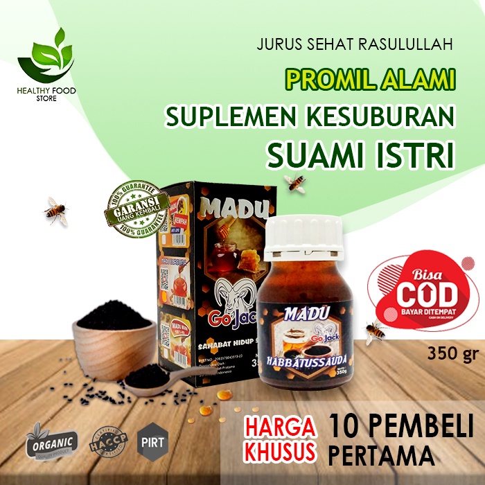 Madu PROMIL HABBATUSSAUDA Suami Istri JSR Zaidul Akbar Jintan Jinten Hitam Habbatusauda Habatusauda 
