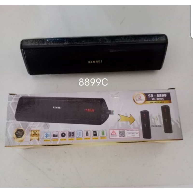 Speaker portable bluetooth rinrei 8899C soundbar