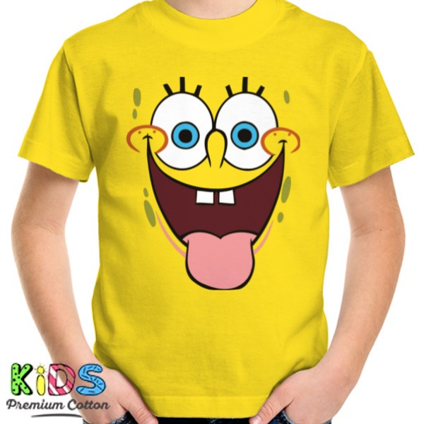 Kaos Anak Spongebob - Baju Spongebob - Kaos Kartun anak