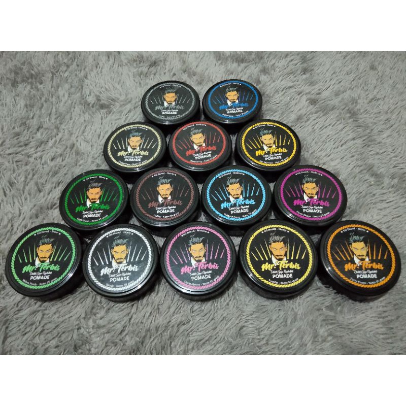 Pomade Oil Based Mr Trebis Paket 10 Pcs Free Sisir Saku