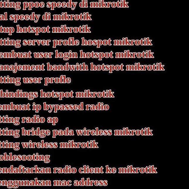 Hot Sell.. tutorial membangun RT RW Net dengan mikrotik terlengkap
