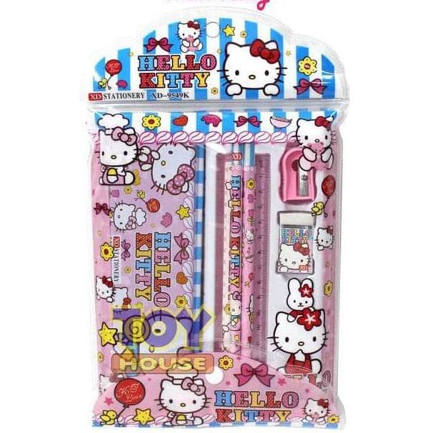 

PERLENGKAPAN SEKOLAH ALAT TULIS ANAK HELLO KITTY STATIONERY XD-9549