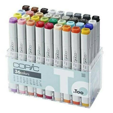 

Copic Marker Basic Colour Set 36 Pcs