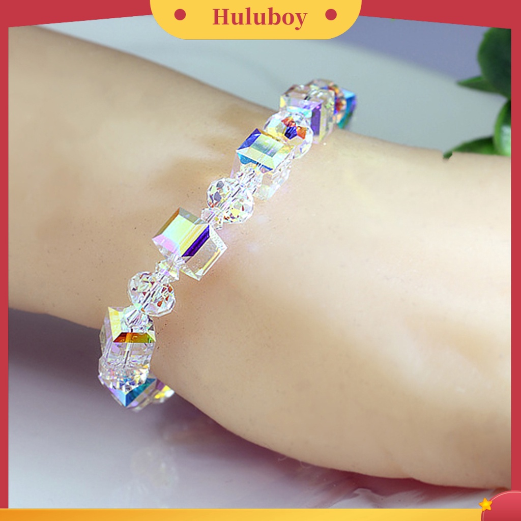 Hu Hu Hu Hu Hu Alat Bantu Pasang Kacamata♡ Gelang Rantai Kristal Buatan Untuk Anak Perempuan