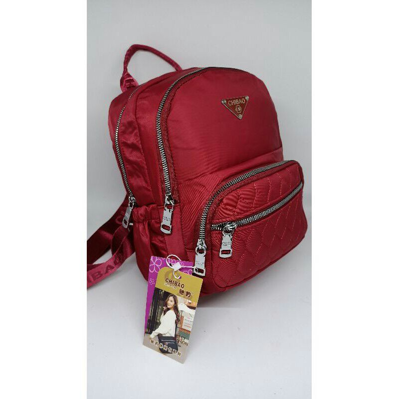 Original Tas Ransel CHIBAO Wanita Import KOREA Tebal Anti Air Terbaru Best Seller