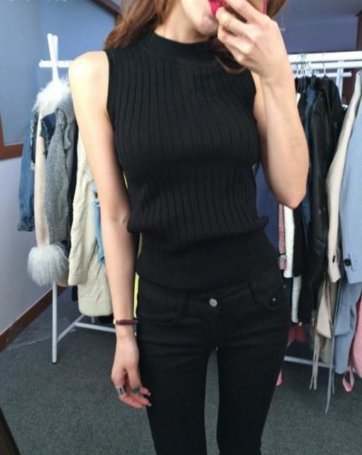 KNITT TOP TURTLE NECK YUKENSI (BJCN132)