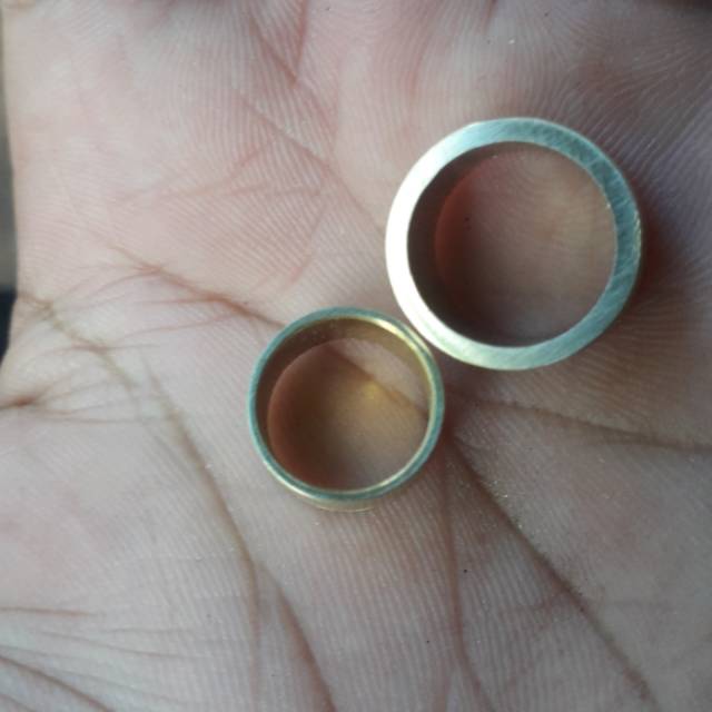 Ring kuningan untuk custom pipa kayu