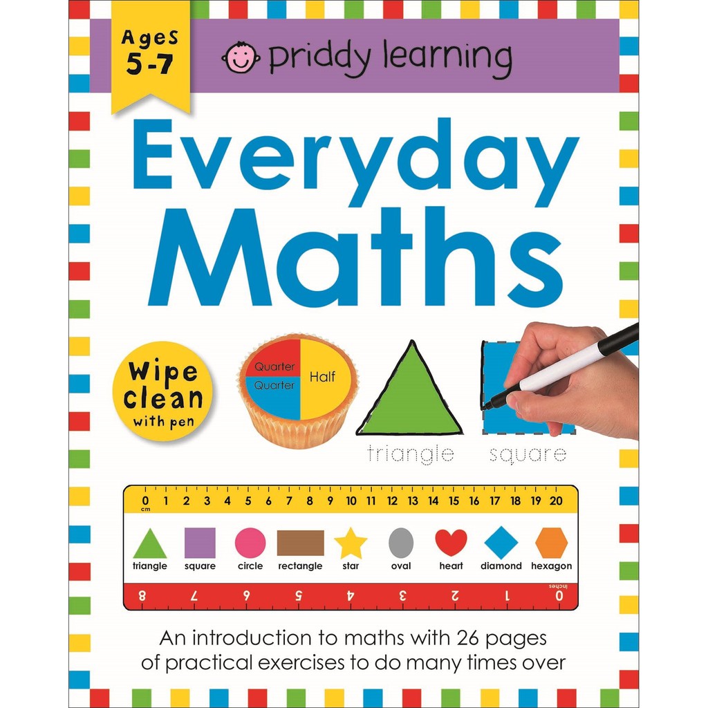 Wipe Clean Workbook Everyday Maths by Roger Priddy