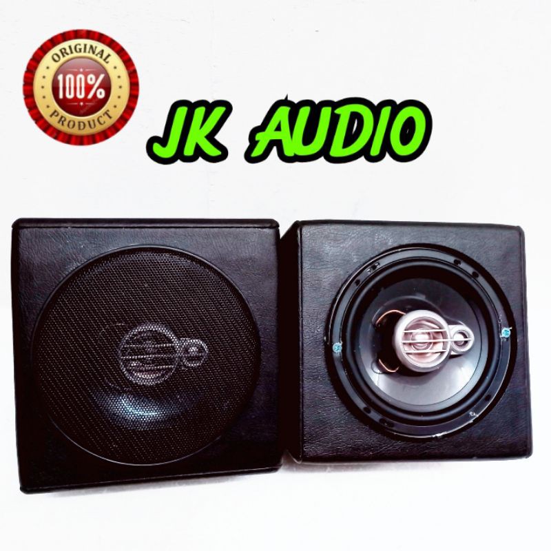 Speaker Coaxial Plus Box 6 Inchi Speaker Coaxial 6 Inchi Plus Box MDF Speaker Audio Mobil 6 inchi
