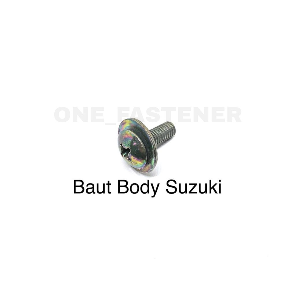 50 Pcs Hijau Baut Body Suzuki M6x16 cover body suzuki 6mm 6x16 1.5cm