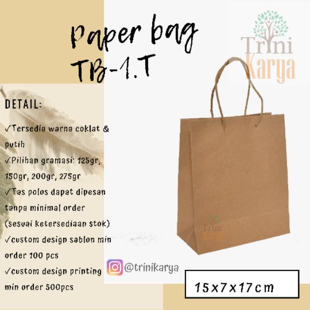 

TAS KERTAS TB-1T