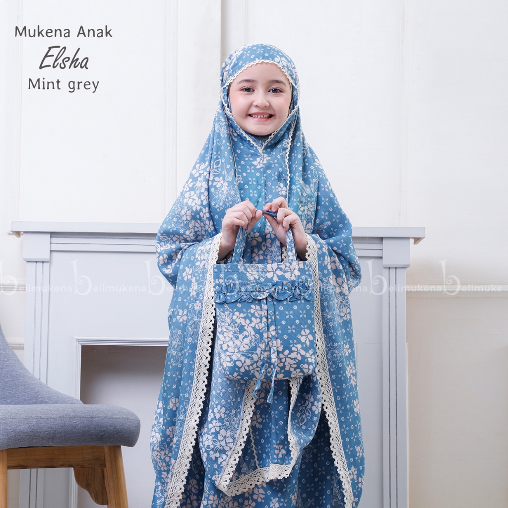 Mukena Rayon Anak Tanggung Elsha