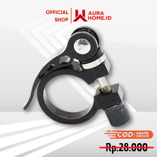 Kunci Sadel Sepeda Quick Release Clamp 34.9mm Suit for 31.8mm Pipe / Clamp Pengatur Tinggi Rendah Sa