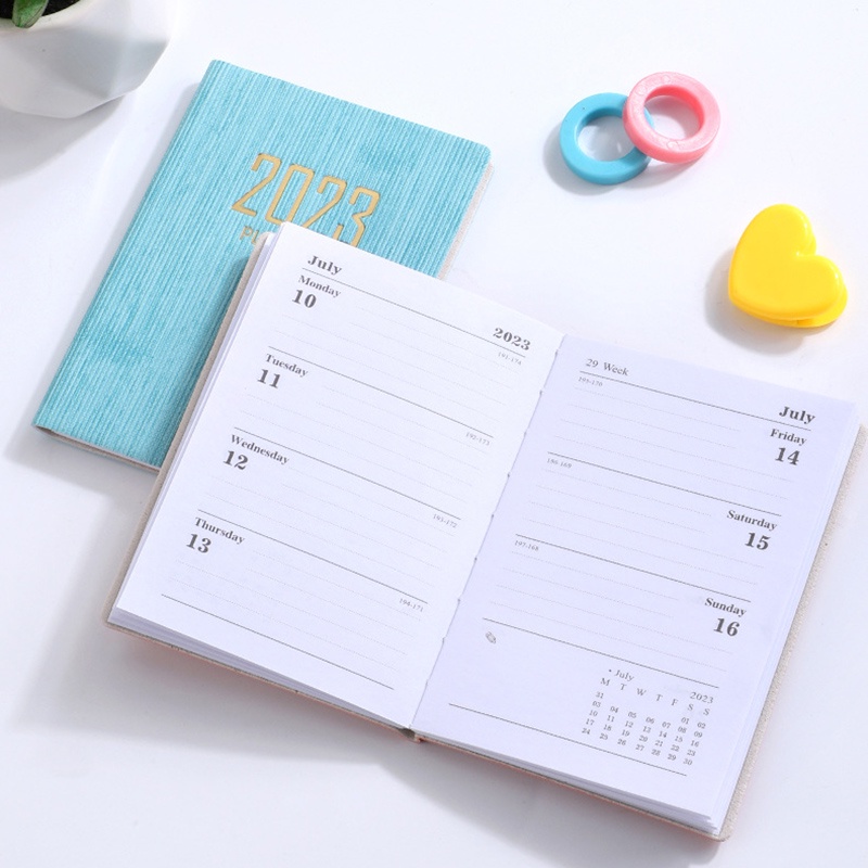 2021 A7 2022 Planner English Version Agenda Notebook Journal  Diary Agenda For Students School Office Supplies