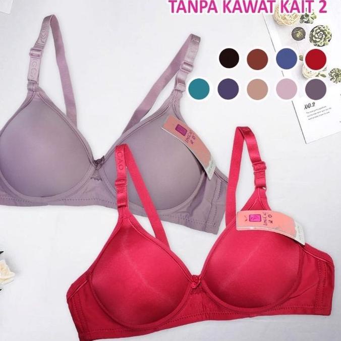 Bh Lingcao Original / Bra Push Up Bh Busa Tanpa Kawat Lingcao A5 ,,