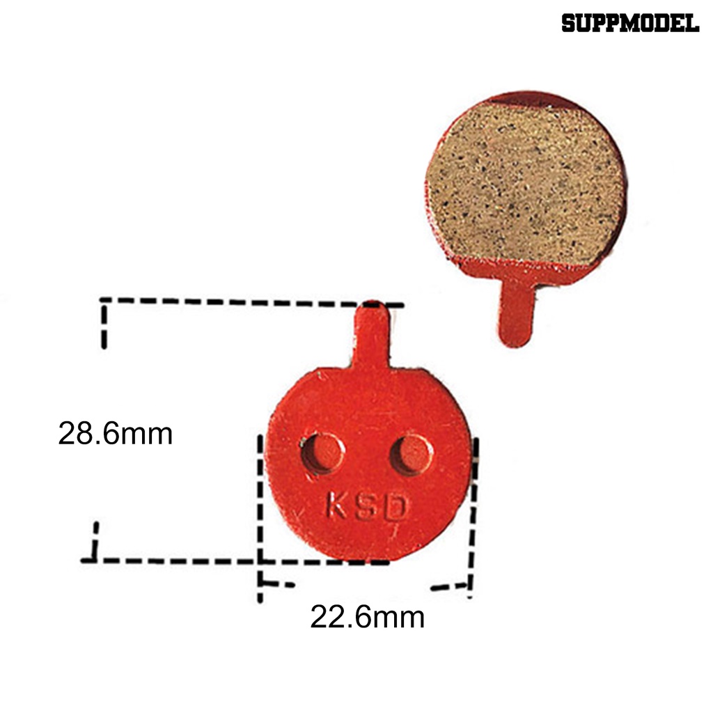 1 Pasang Kampas Rem Cakram Sepeda MTB Bahan Semi metal Tanpa Suara