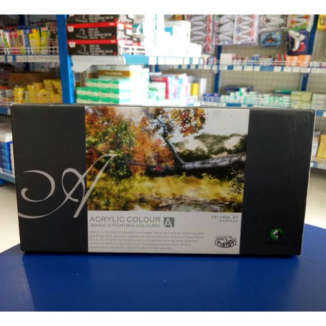 

Acrylic colour maries 12 ml