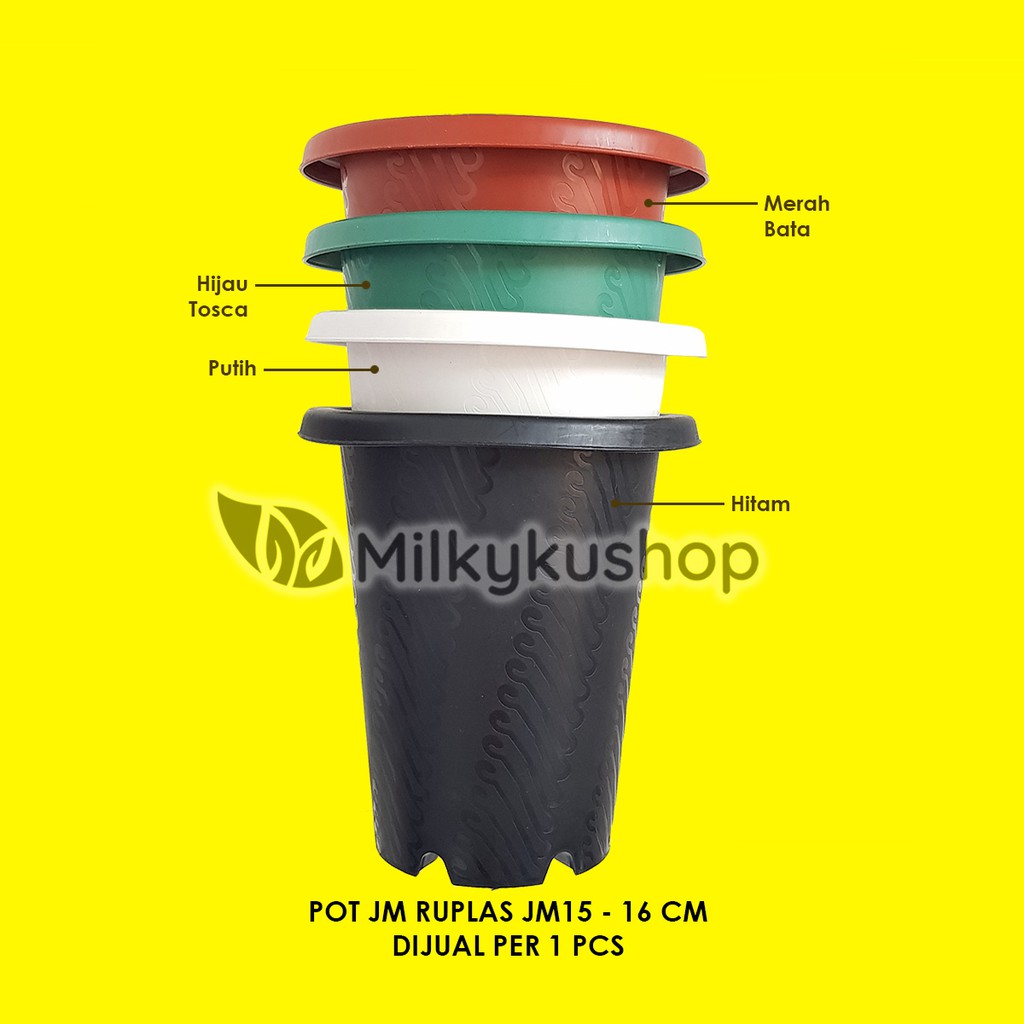 POT JM RUPLAS JM 15 - 16 CM - POT BUNGA TANAMAN