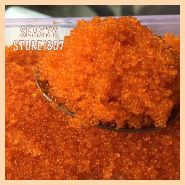 

[ TOBIKO ORANGE 100G FLIYING FISH ROE TELUR IKAN TERBANG REPACKING HALAL]