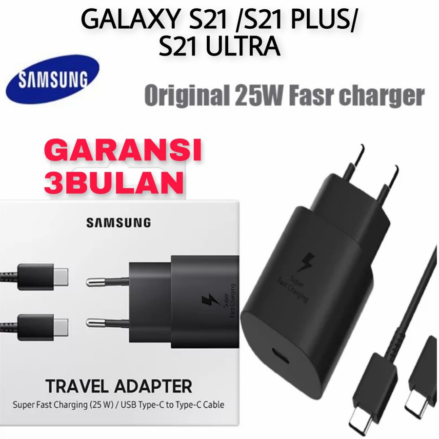 Charger Samsung Galaxy S21/S21 Plus /S21 Ultra 25Watt Original 100% A