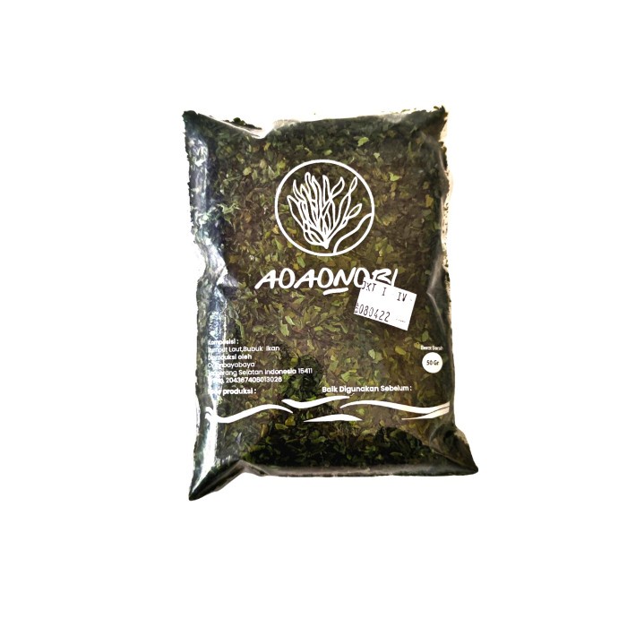 

Q12 Aonori @50G Nori Bubuk Kasar/Flakes Taburan Takoyaki Ao Nori Takaokaya Dw51qs