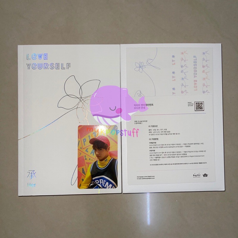 BTS LY HER E ALBUM FULLSET  RM/SUGA/JIN/JHOPE/JIMIN/TAEHYUNG/JUNGKOOK PHOTOCARD [READY STOCK]