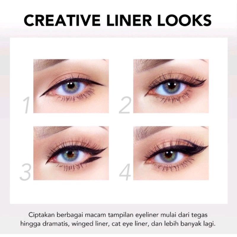 ☀️cahaya acc☀️Y O.U Ink black liquid liner 2,2 ml