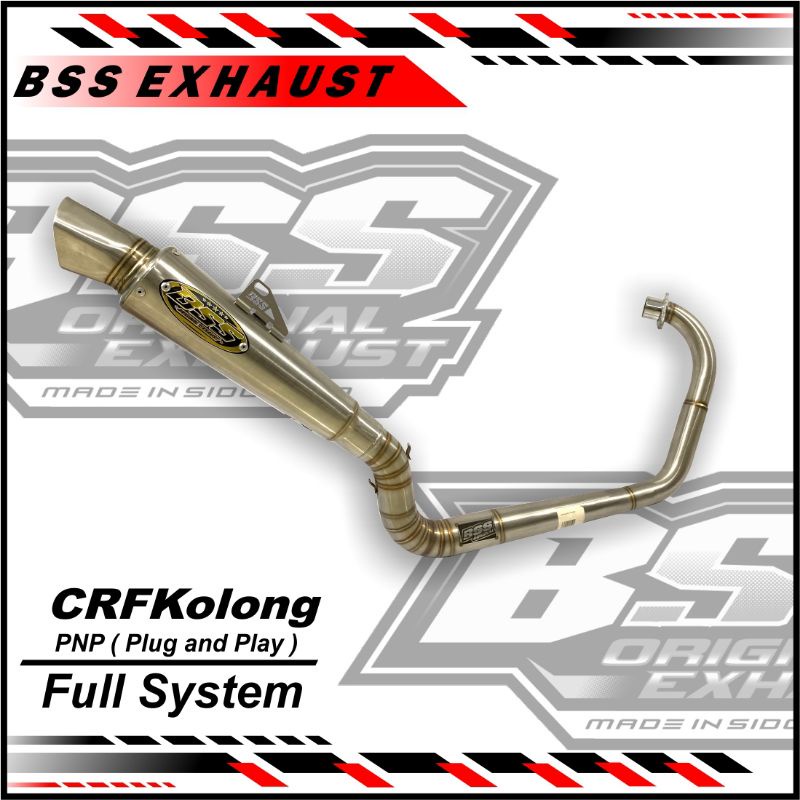 Knalpot BSS CRF Kolong Original BSS